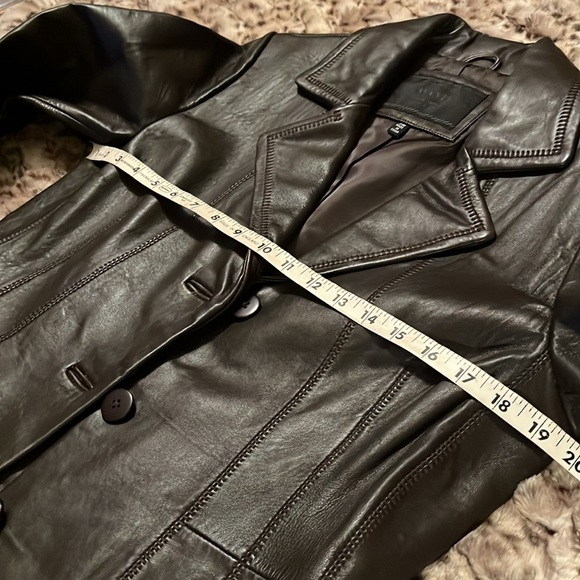 Avanti Medium vintage real leather jacket - Picture 8 of 12